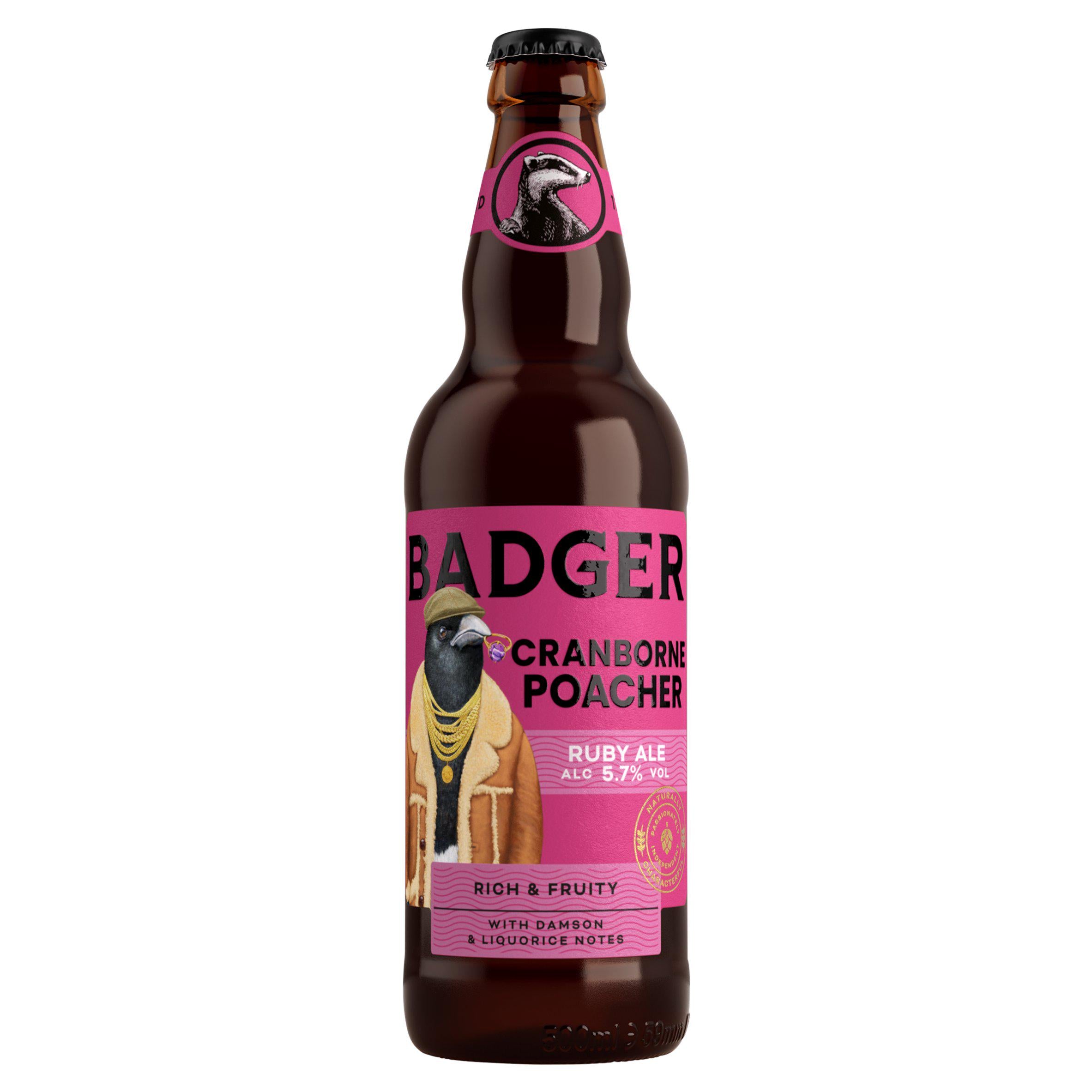 Badger Cranborne Poacher Ale 500ml, UK version