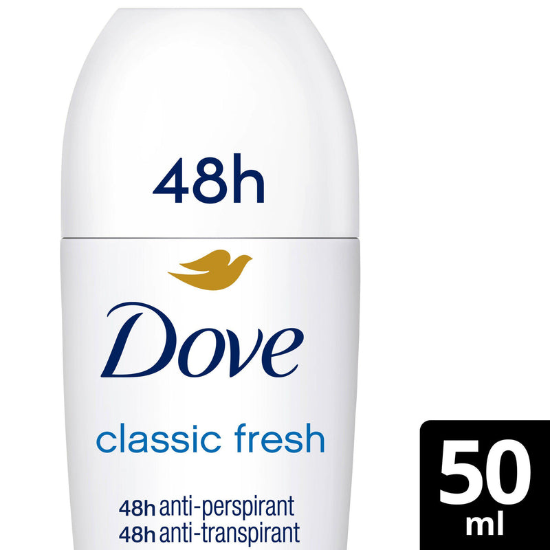 Dove Classic Fresh antiperspirant deodorant 50ml, imported from the UK