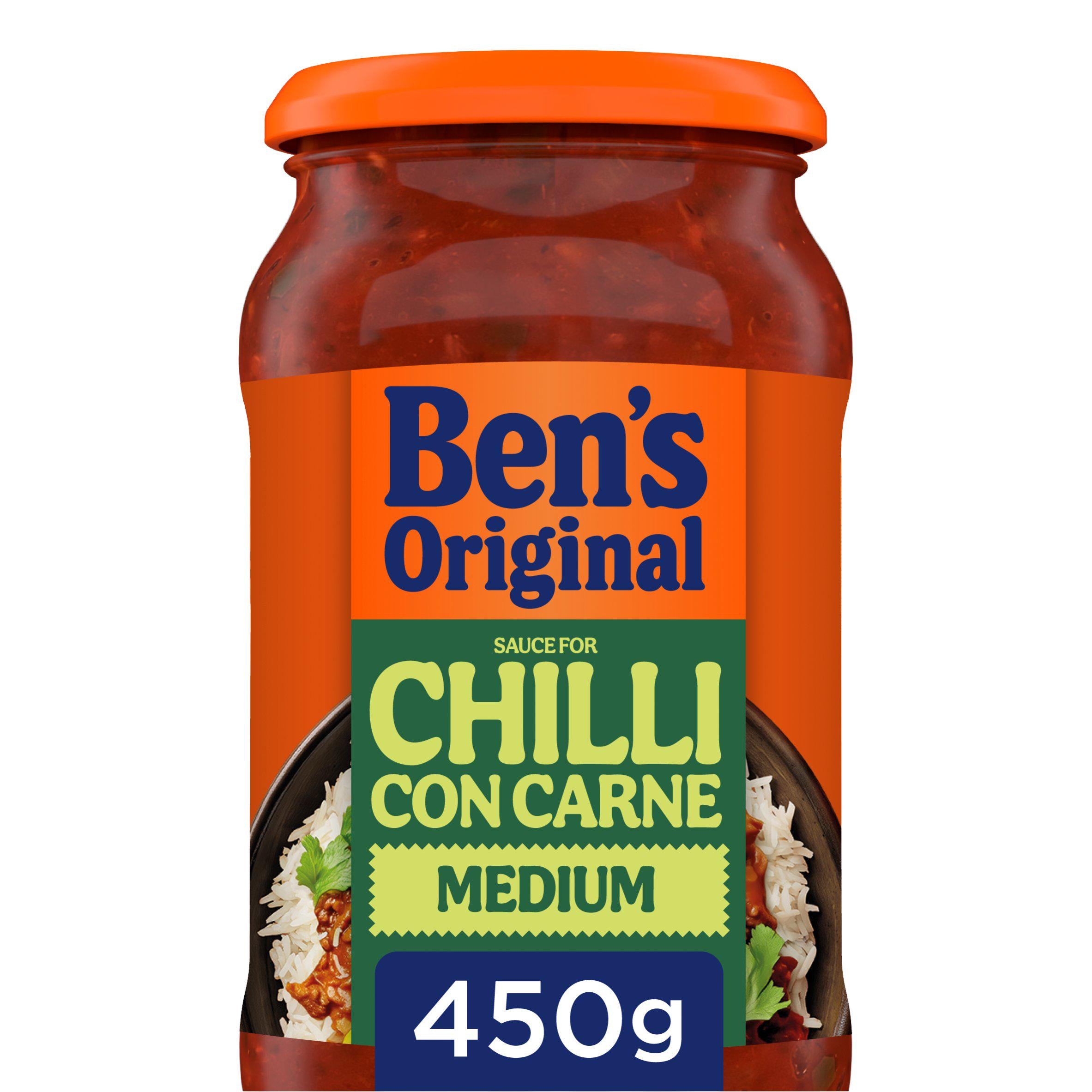 Ben's Original Medium Chilli Con Carne Sauce 450g - British product