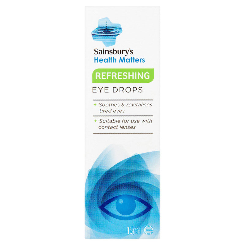 Sainsbury's Refreshing eye drops 15ml - British product
