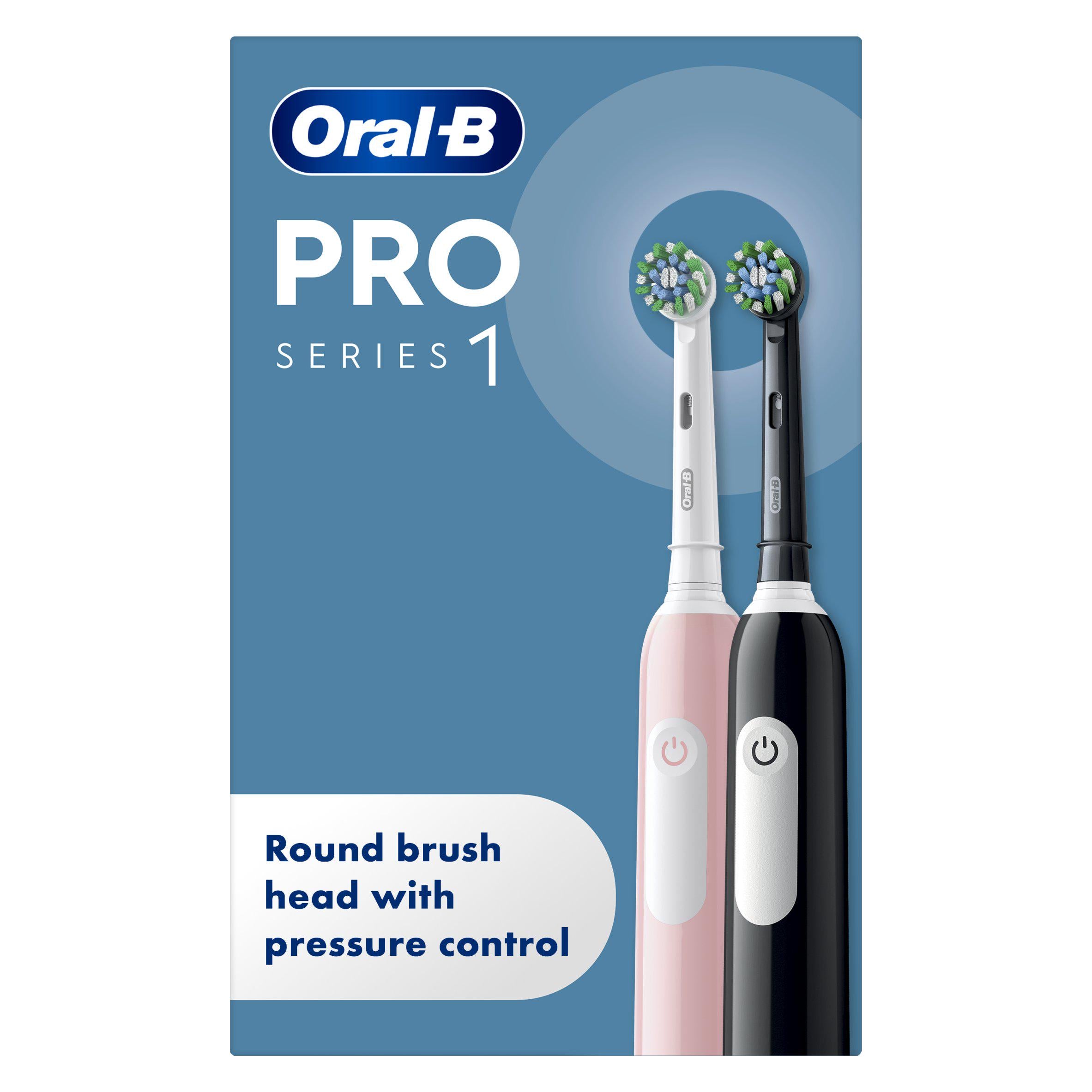 Oral-B Pro Series 1 Electric Toothbrush Pink & Black, imported from the UK