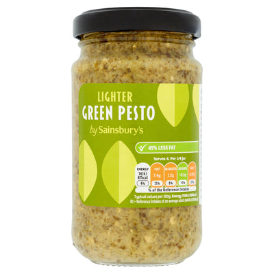 Sainsburys Sainsbury's Light Green Pesto Sauce 190g- Buy online at McGrocer