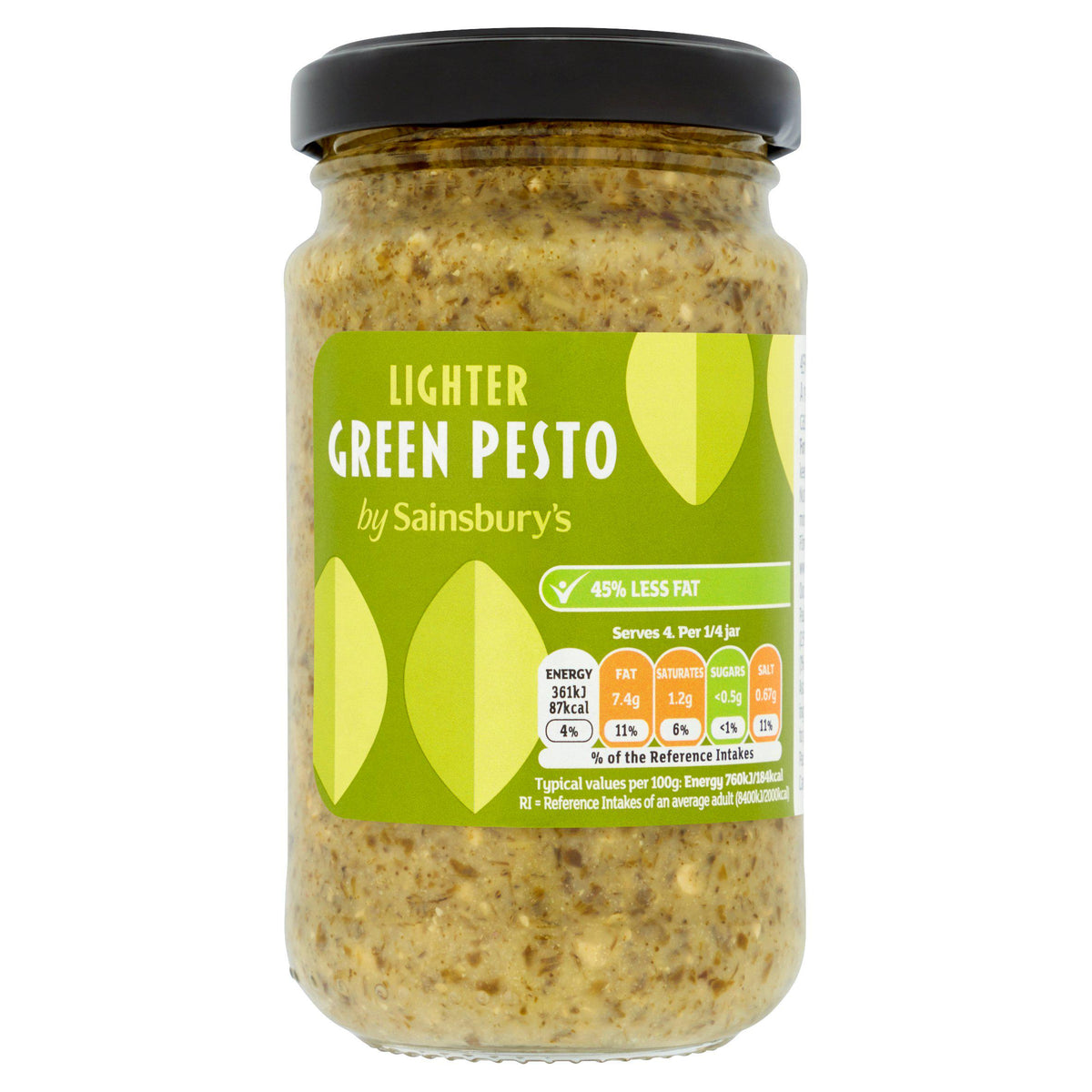Sainsbury's Green Pesto Light 190g - British product