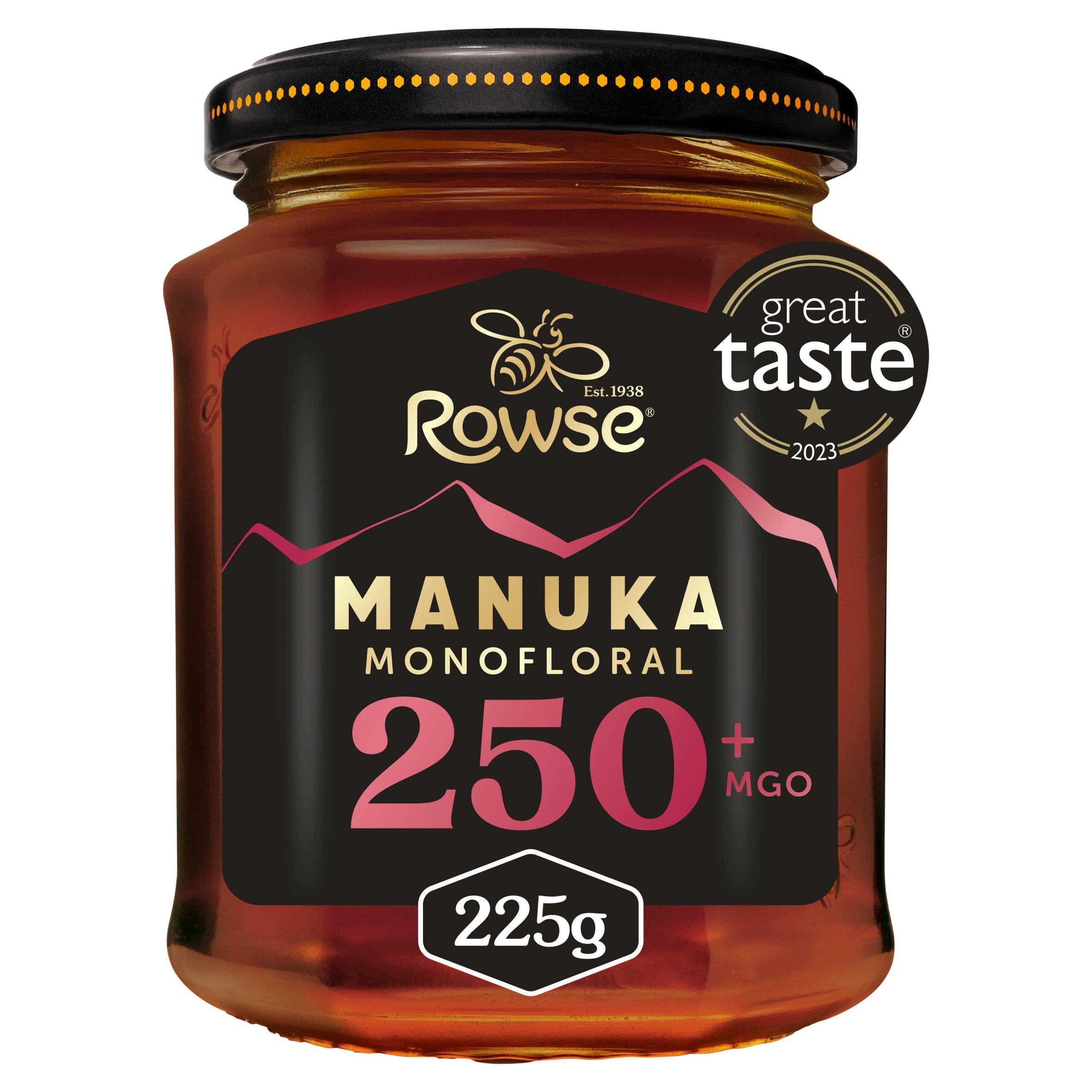 Rowse Manuka Honey 250+ MGO 225g, UK version