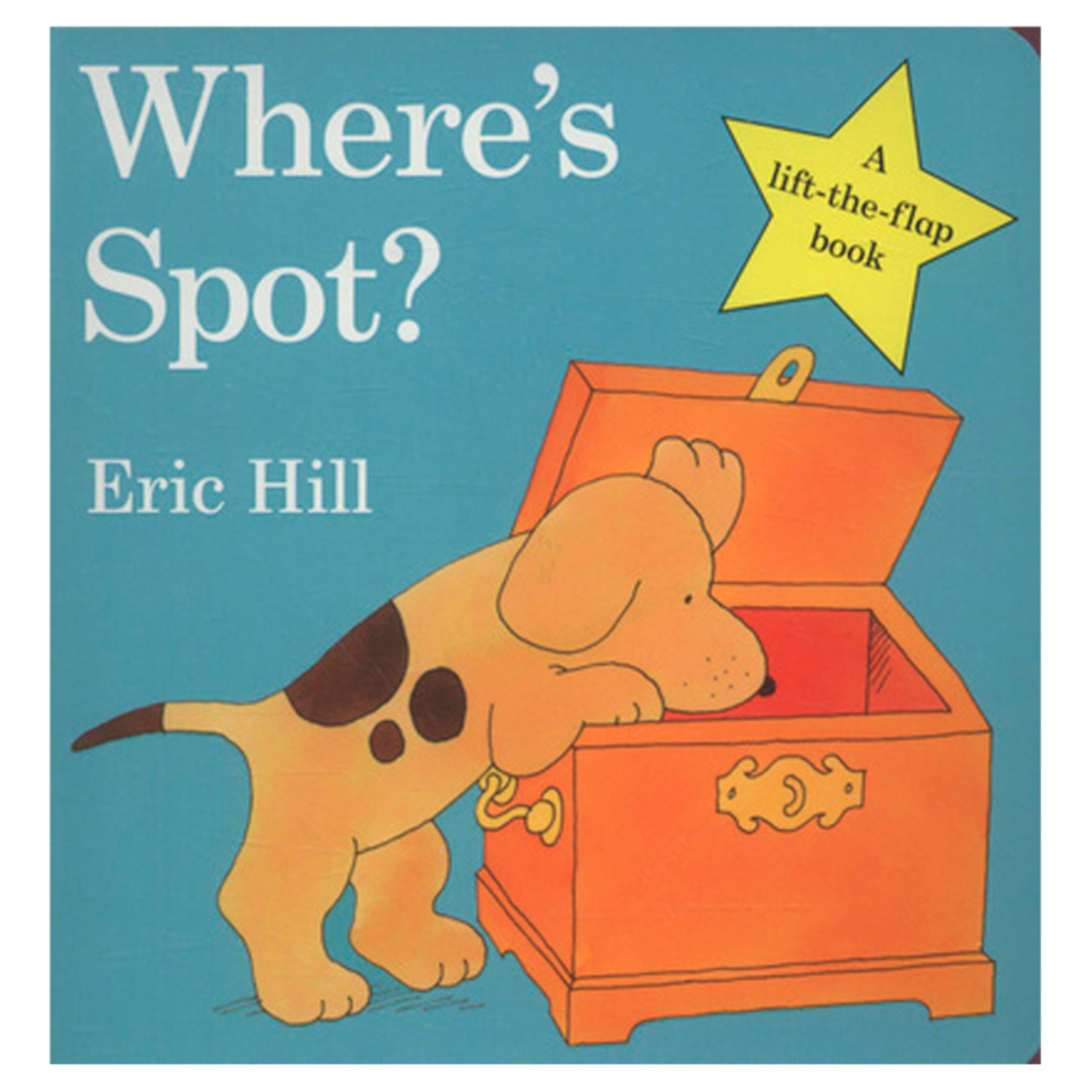 Eric Hill Where's Spot? children's book, imported from the UK
