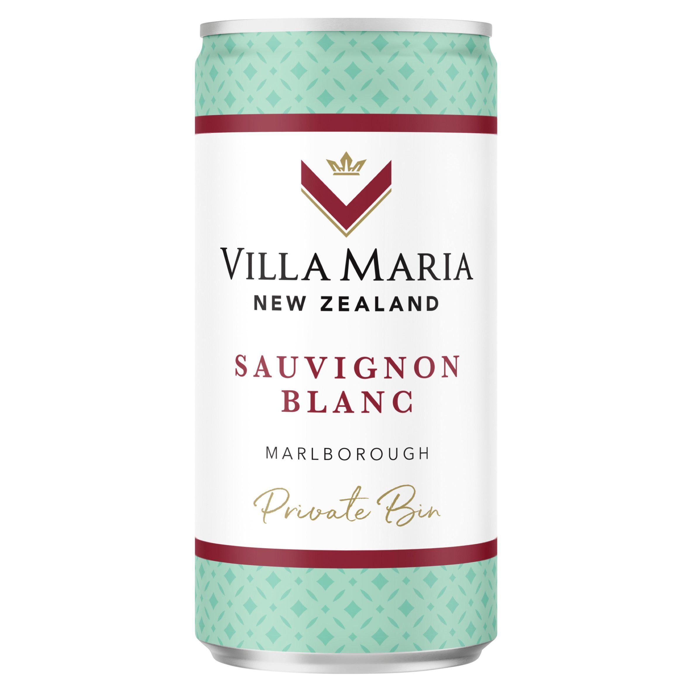 Villa Maria Sauvignon Blanc white wine 20cl can, imported from the UK