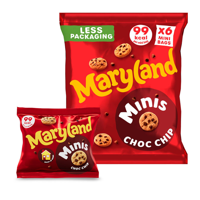 Maryland Minis chocolate chip cookies multipack (British brand)