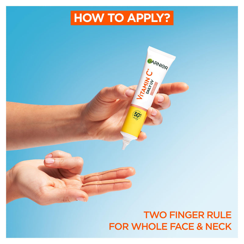 Garnier UV brightening fluid SPF50+ Sheer Glow 40ml, imported from the UK