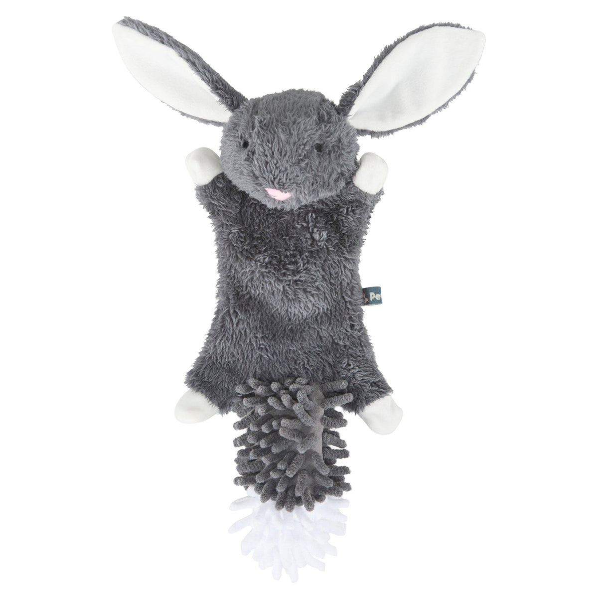 Petface Rafee Rabbit crinkle dog toy, imported from the UK