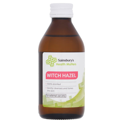 Sainsburys Sainsbury's Distilled Witch Hazel Astringent Skin Cleanser 200ml- Buy online at McGrocer