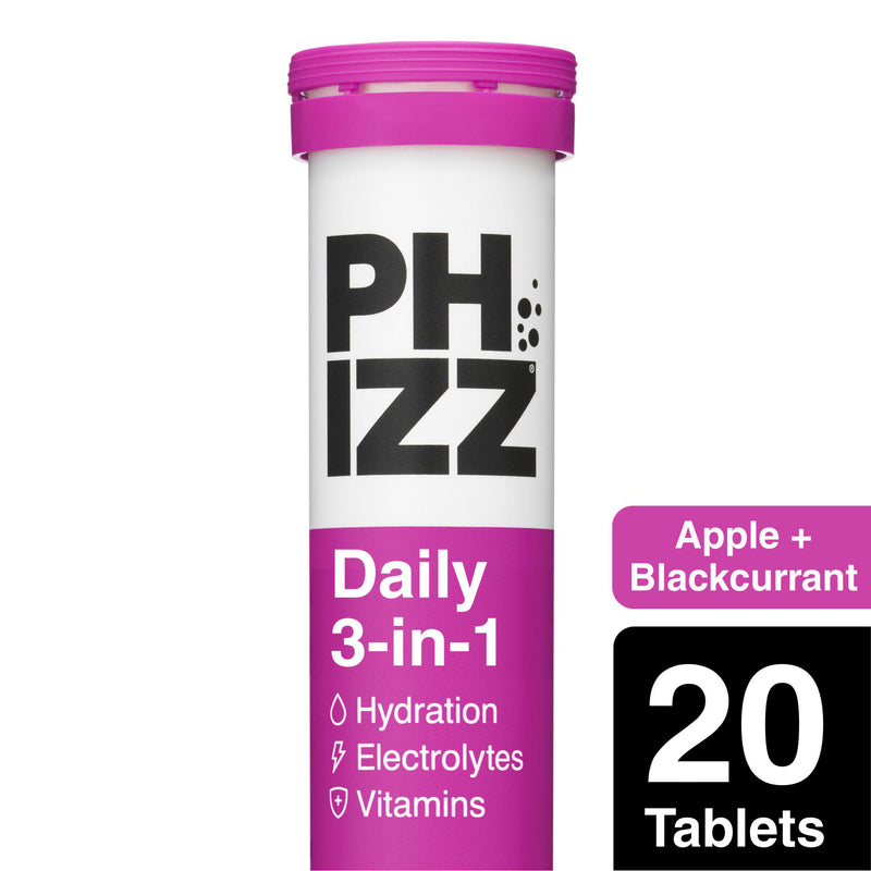 Phizz effervescent tablets apple blackcurrant 20 tablets, UK version