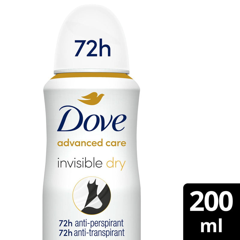 Dove Invisible Dry 72h deodorant 200ml (British brand)