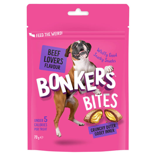 Bonkers Bites Beef Lovers Flavour 70g GOODS Sainsburys   