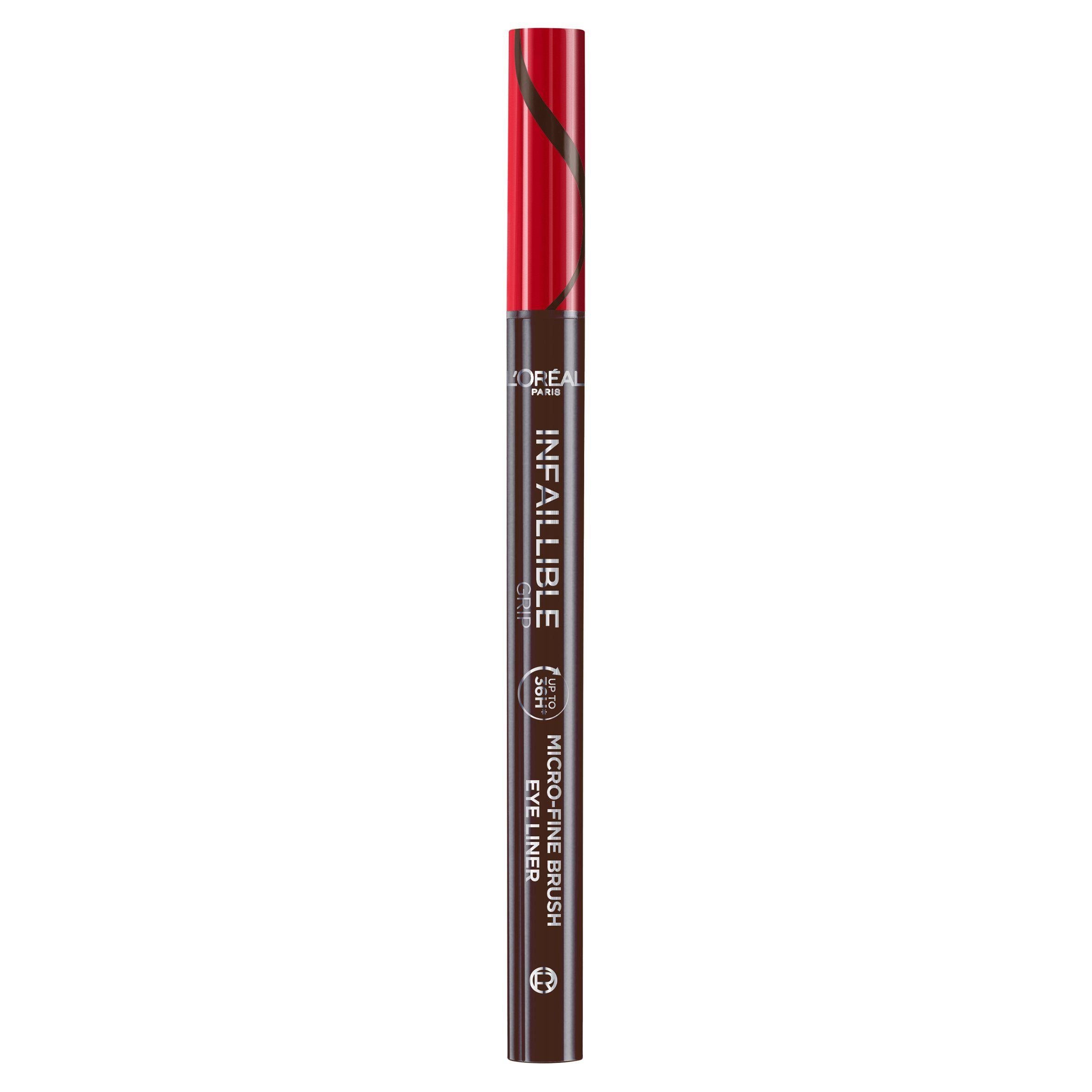 L'Oreal Paris Infallible Grip Micro Fine 0.01mm 36H Eyeliner Smokey Earth GOODS Sainsburys   