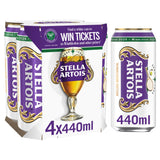 Stella Artois premium lager beer 4x440ml (British brand)