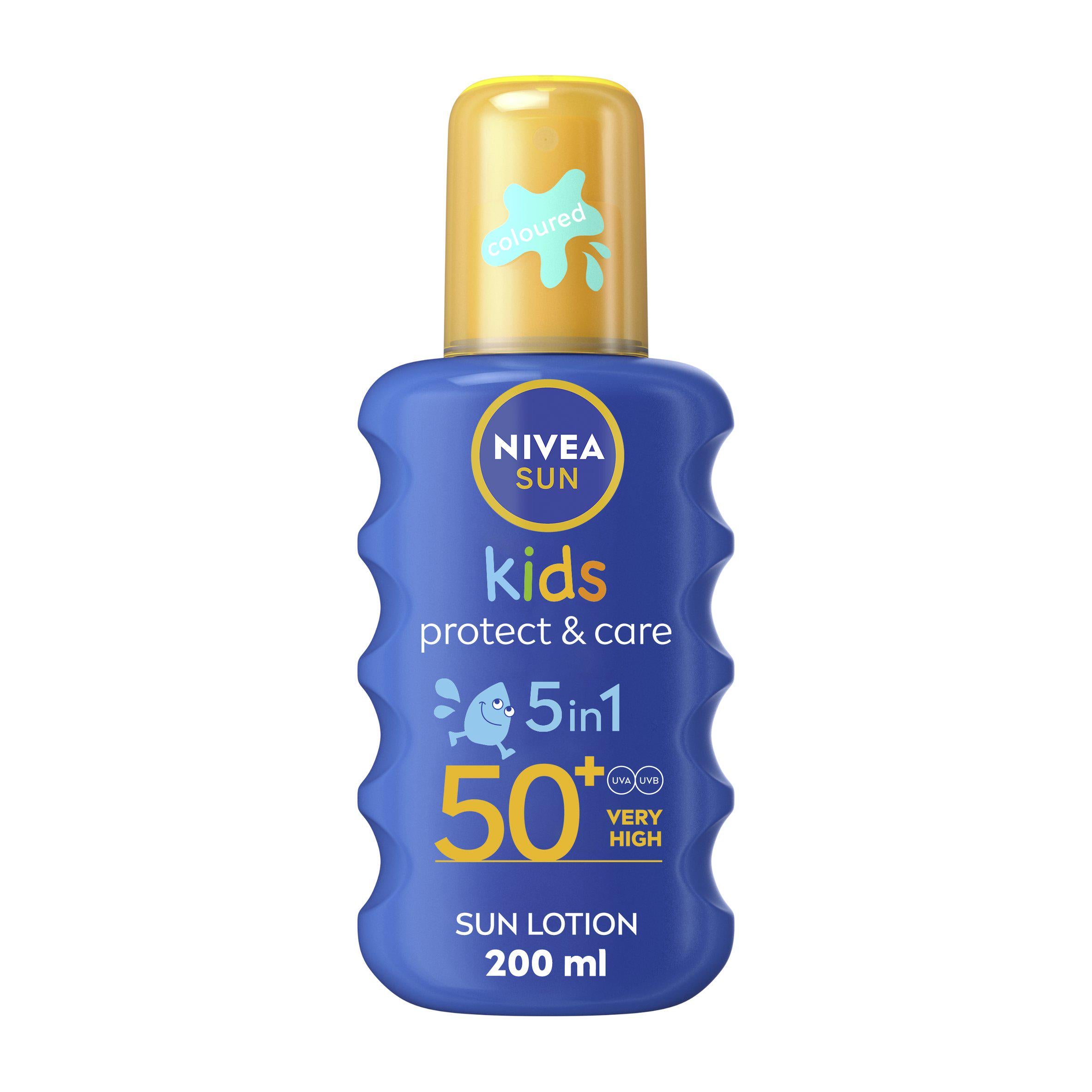Nivea Sun Kids Spray SPF 50+ 200ml, imported from the UK