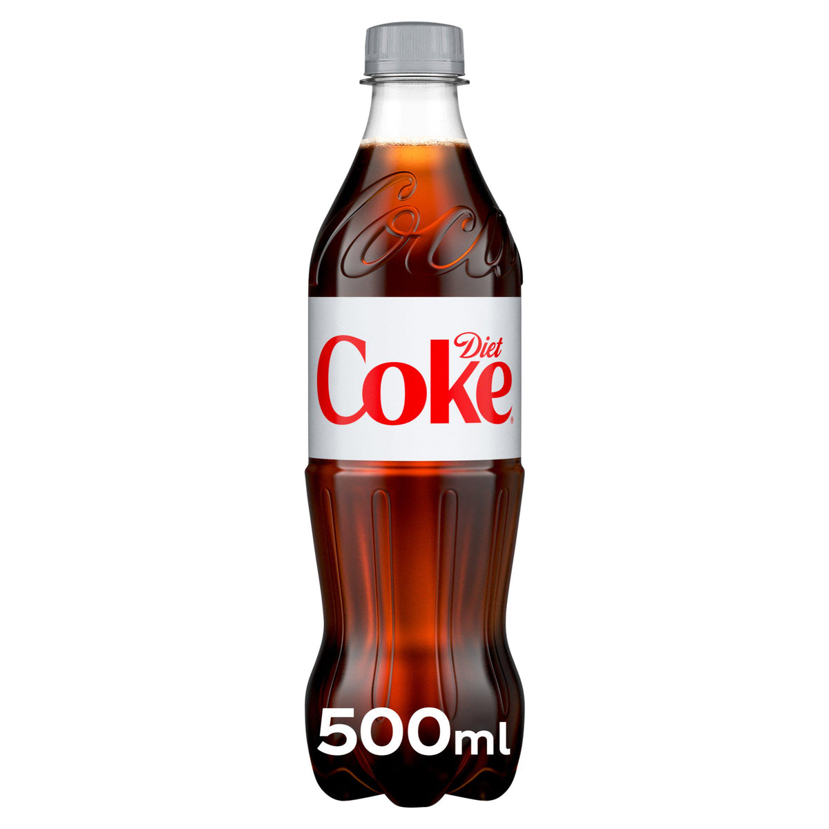 Diet Coke cola soft drink 500ml bottle - British product
