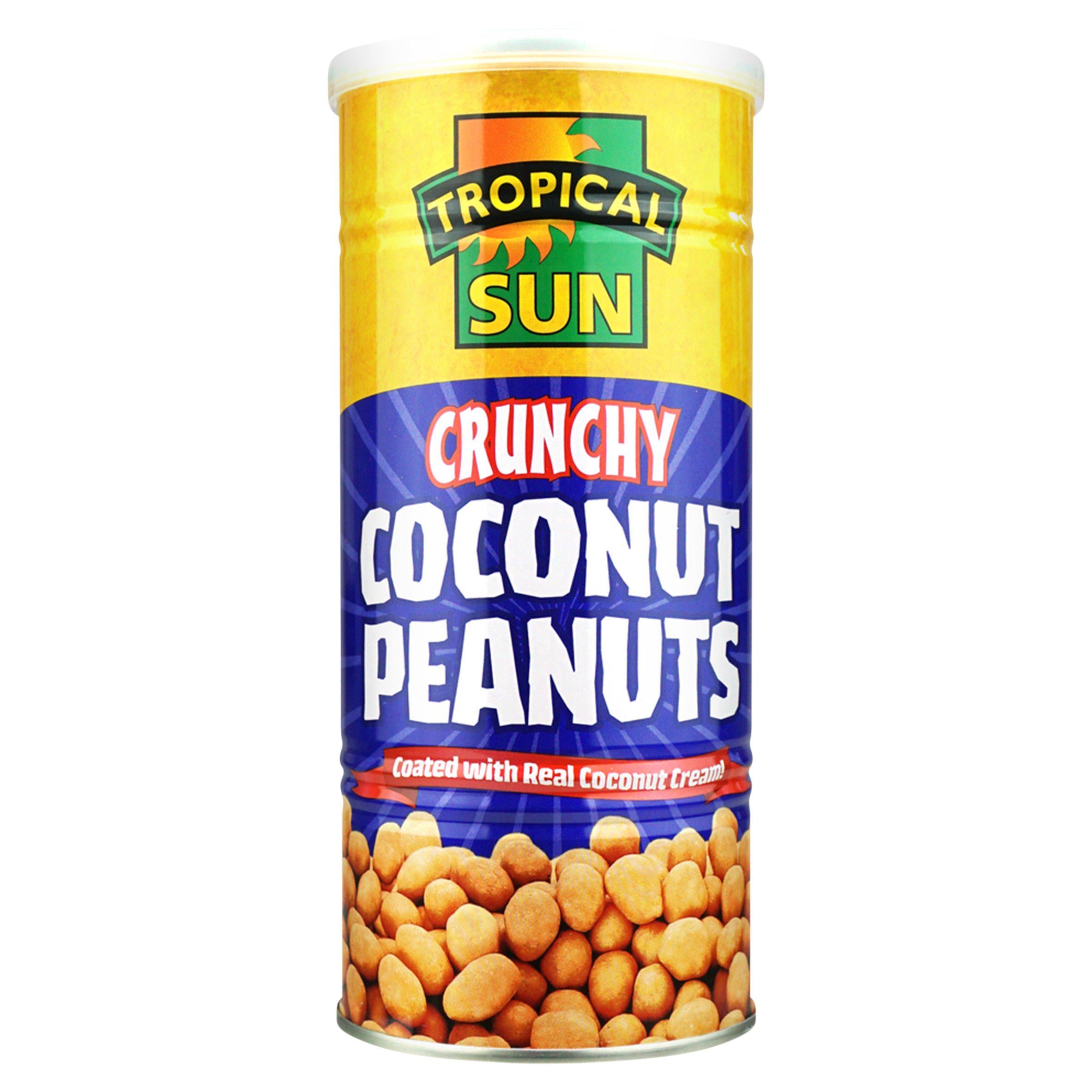 Tropical Sun Crunchy Coconut Peanuts 330g (British brand)