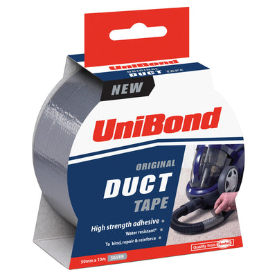 Sainsburys Unibond Duct Tape - Silver - 50mm x 10m- Buy online at McGrocer