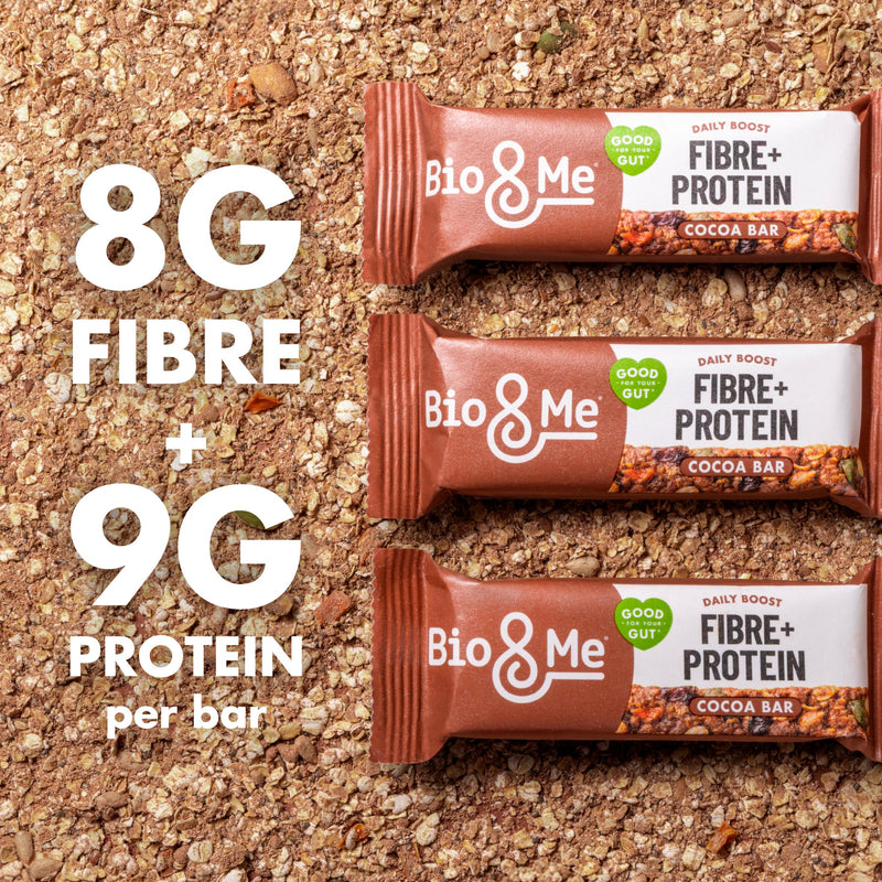 Bio&Me cocoa flapjack bars 120g - British product