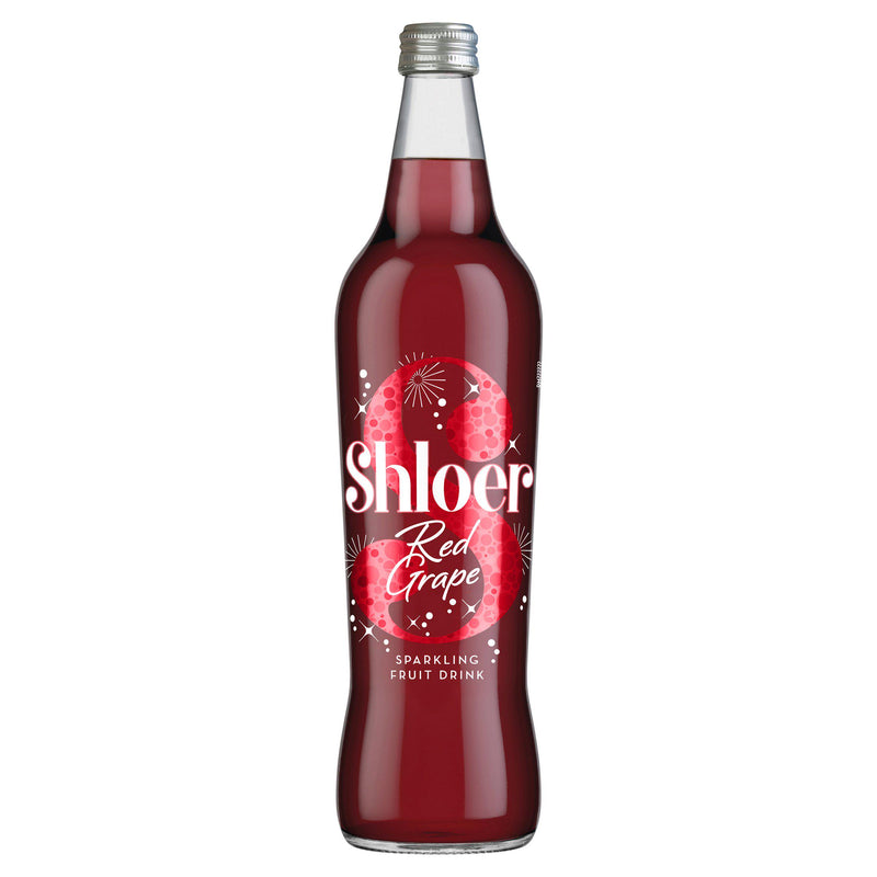 Shloer red grape sparkling juice drink 750ml (British brand)