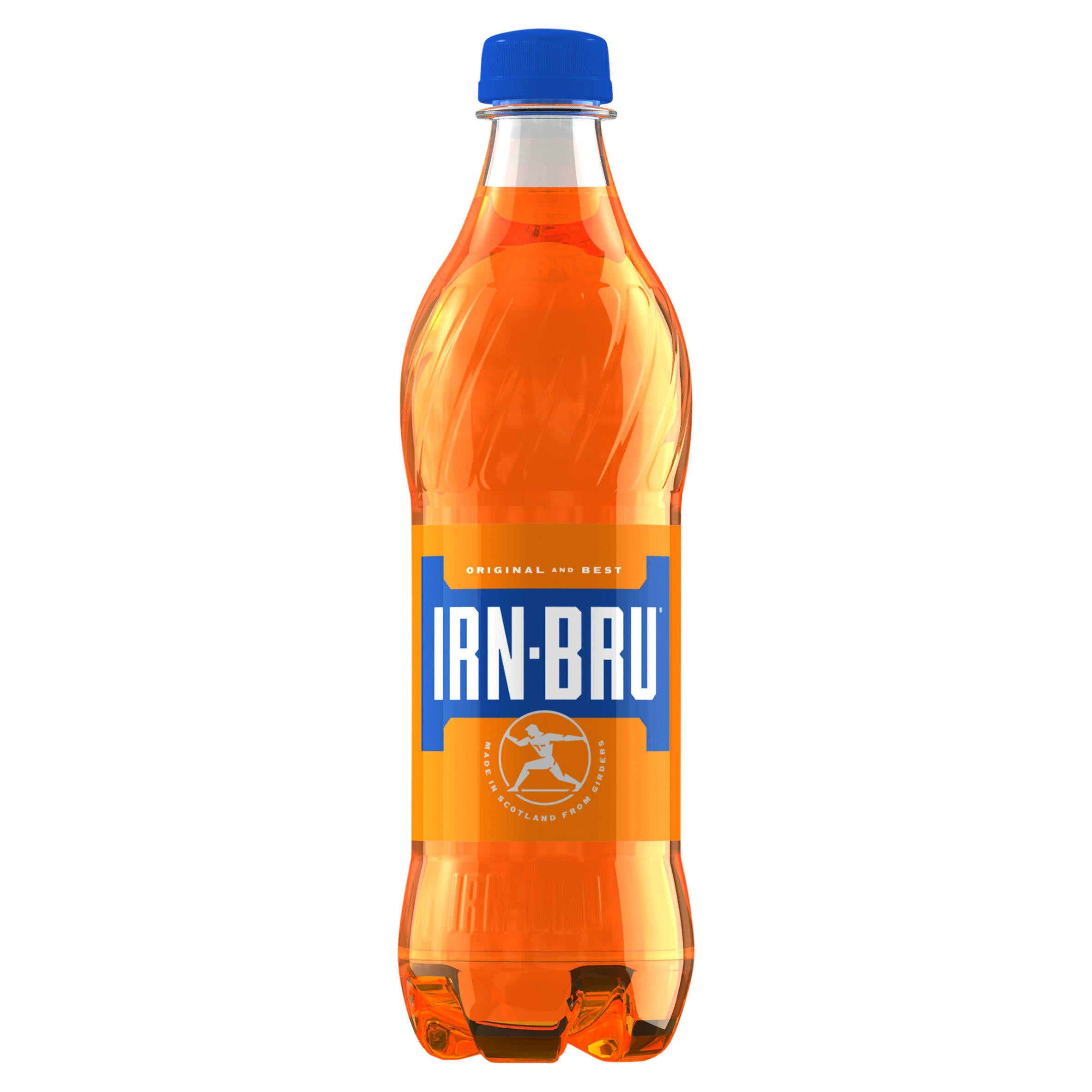 Irn-Bru original soft drink 500ml, UK version
