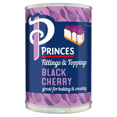 Sainsburys Princes Black Cherry Fruit Filling 410g- Buy online at McGrocer