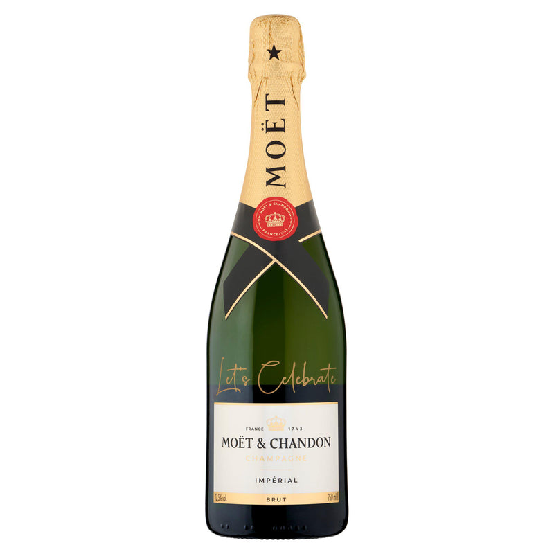 Moët & Chandon Champagne Impérial Brut 75cl, imported from the UK