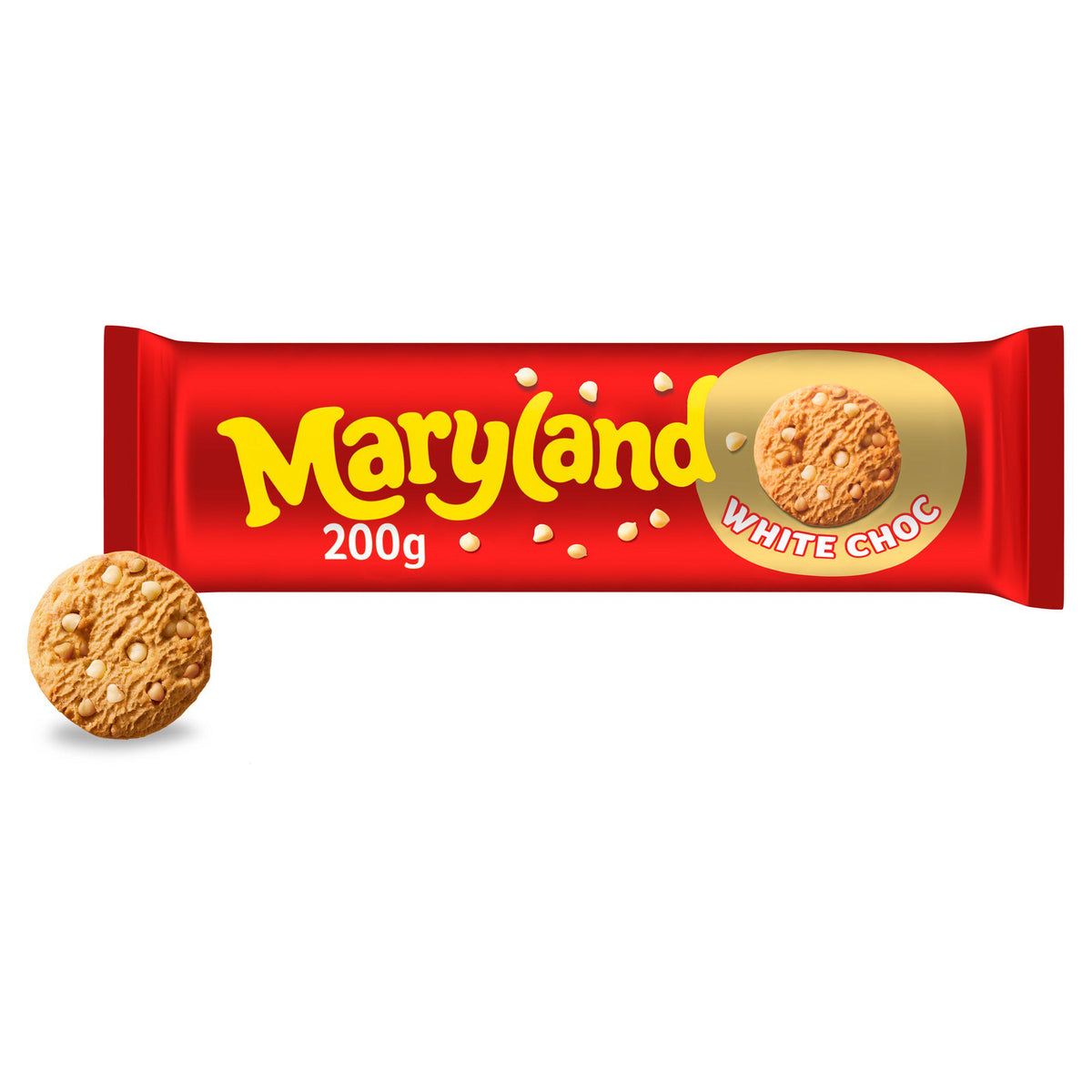Maryland white chocolate chip cookies 200g, imported from the UK