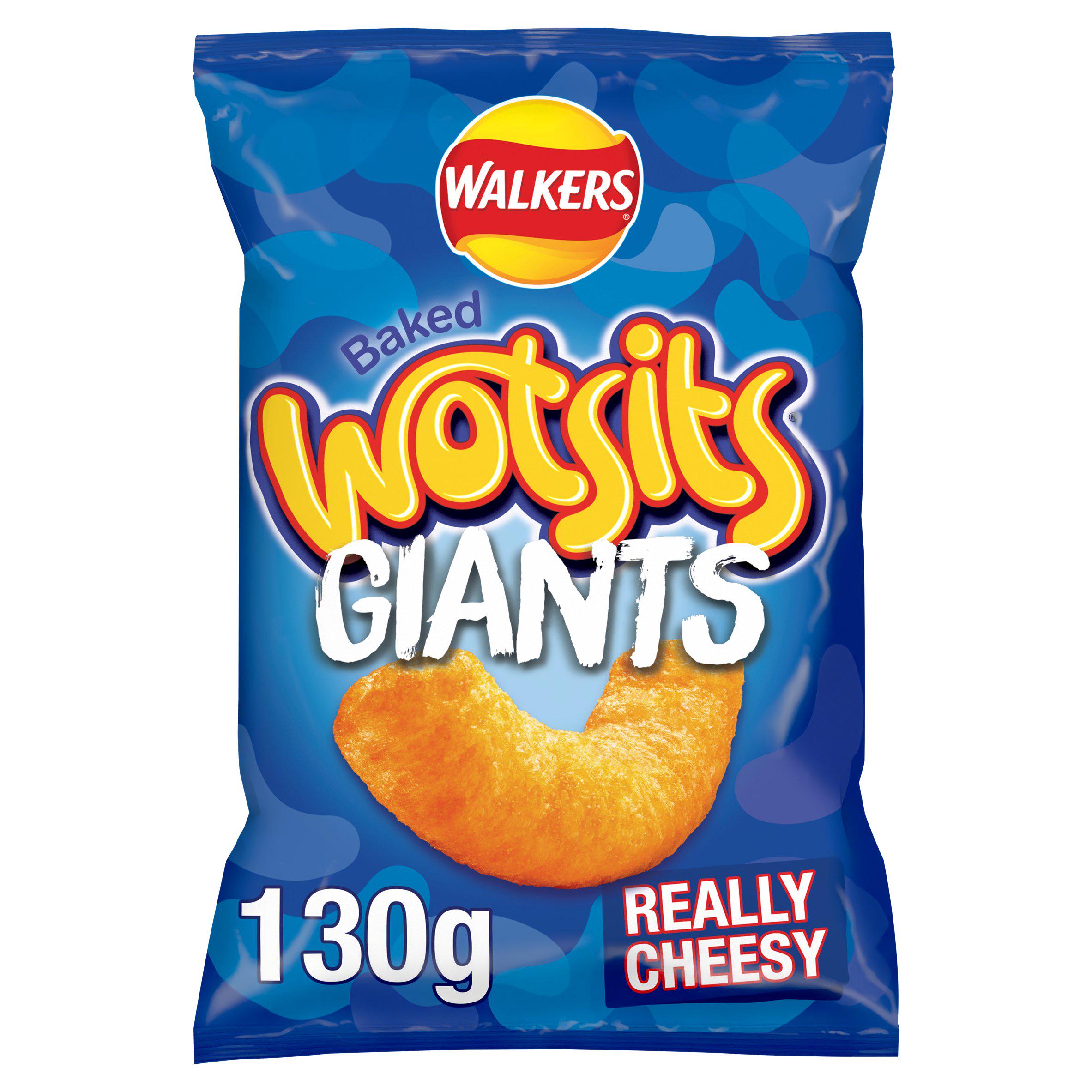 Walkers crisps Really Cheesy Giants 130g (British brand)