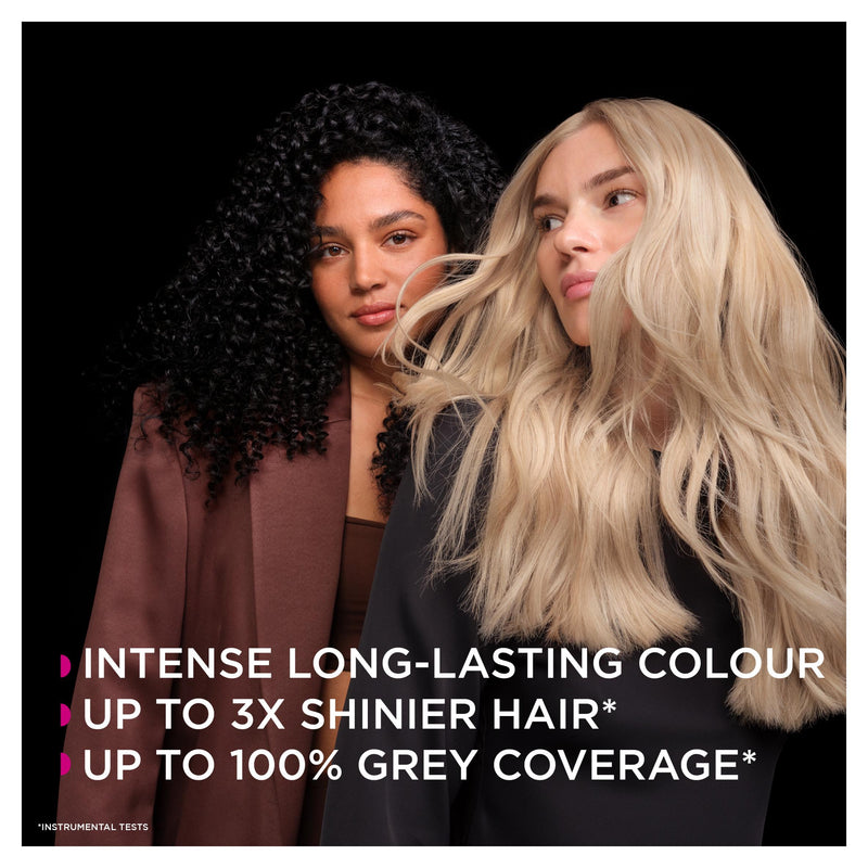 Garnier Olia permanent hair dye Soft Black 3.0 (British brand)