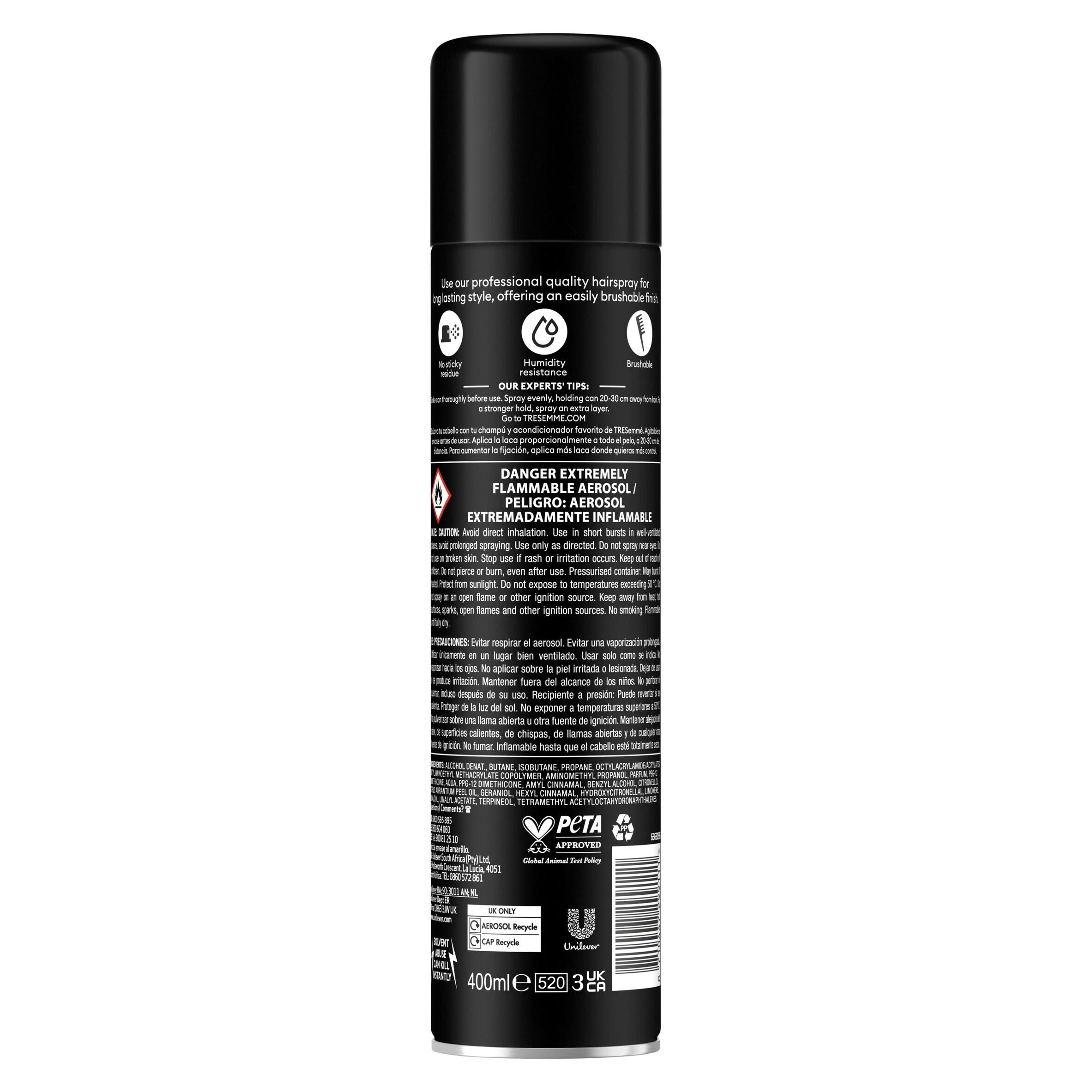 TRESemmé firm hold hairspray 400ml, UK version
