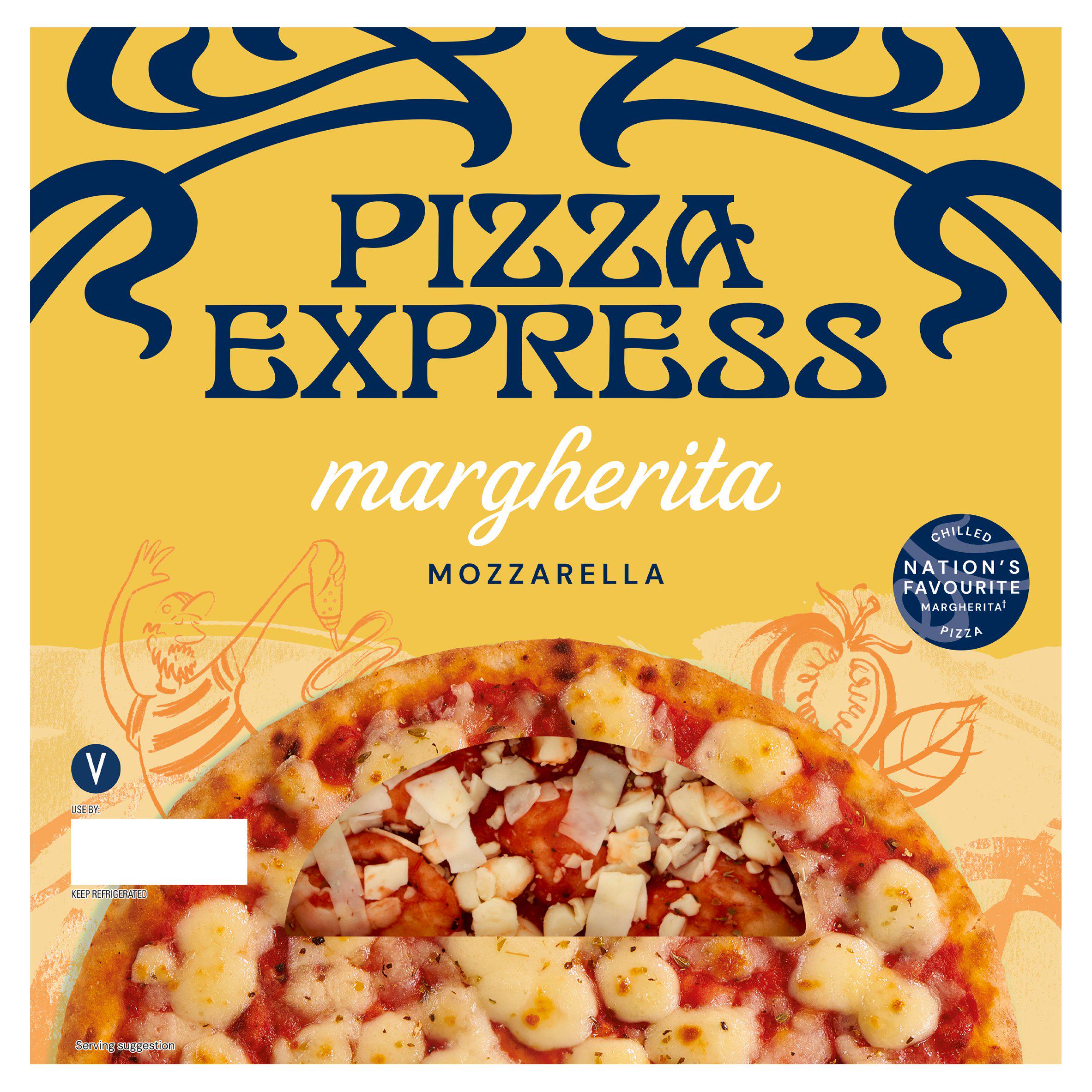 Pizza Express Margherita pizza 245g, imported from the UK