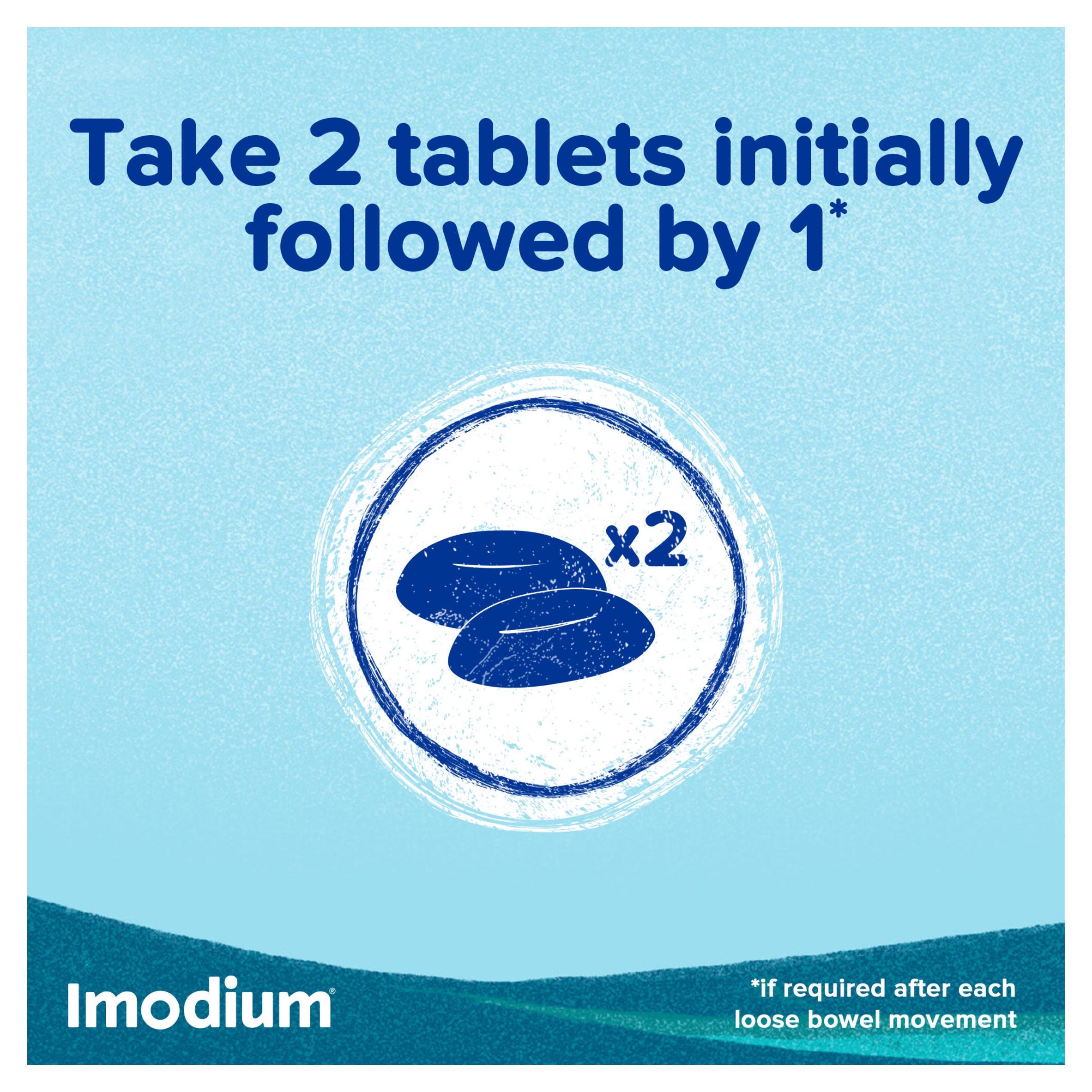 Imodium Instants diarrhoea relief tablets x6, UK version