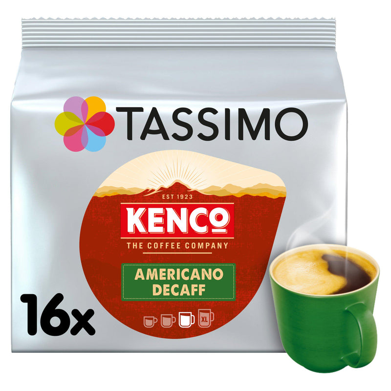 Tassimo Kenco Americano Decaff coffee pods 16 pack, UK version