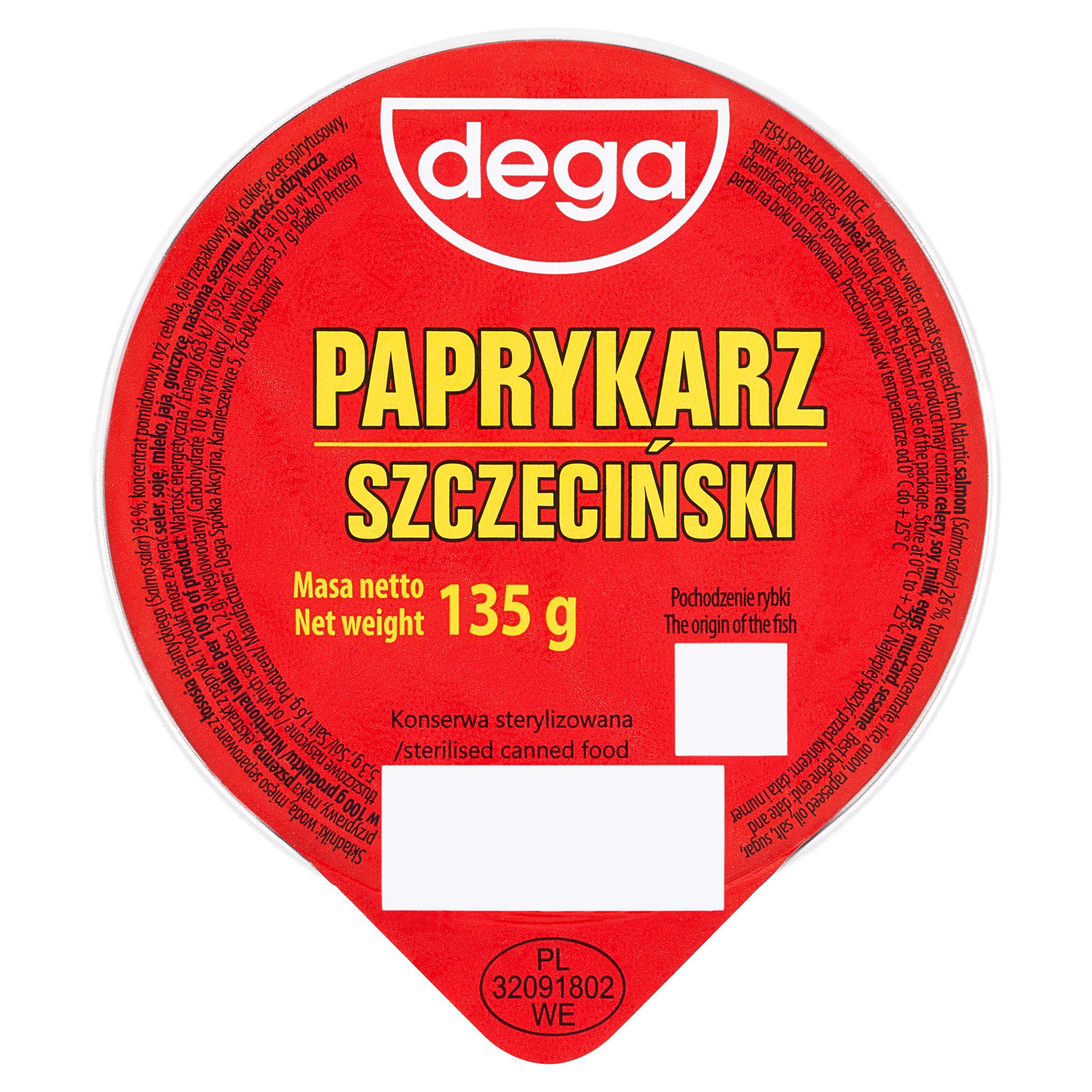 Dega Paprykarz Szczeciski 135g