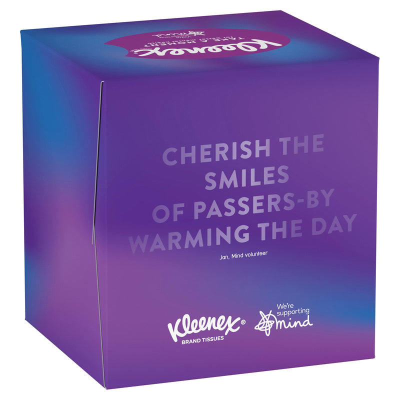 Kleenex Collection tissues cube box 48 sheets 3-ply, UK version