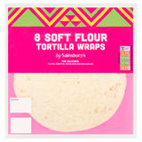 Sainsbury's plain flour tortillas 320g, UK version