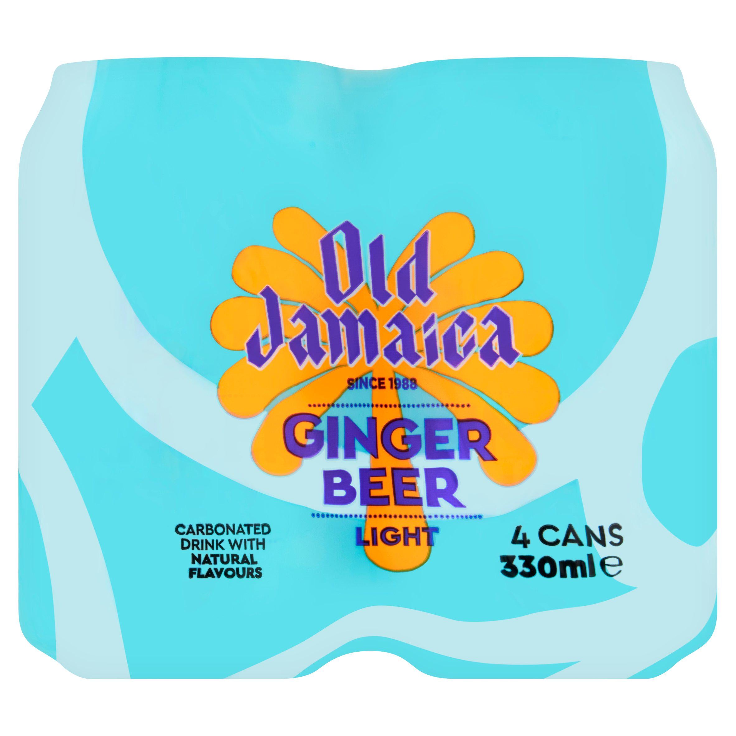Old Jamaica diet ginger beer 4x330ml, imported from the UK