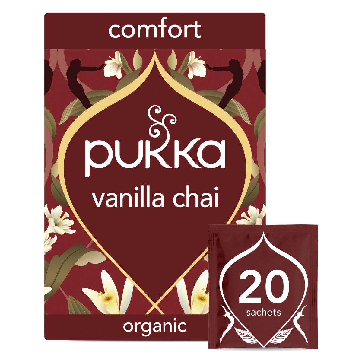 Pukka organic vanilla chai tea 20 bags - British product