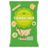 Sainsbury's sour cream chive combo snacks 150g, imported from the UK