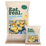 Eat Real salted lentil chips multipack 5x18g - British product