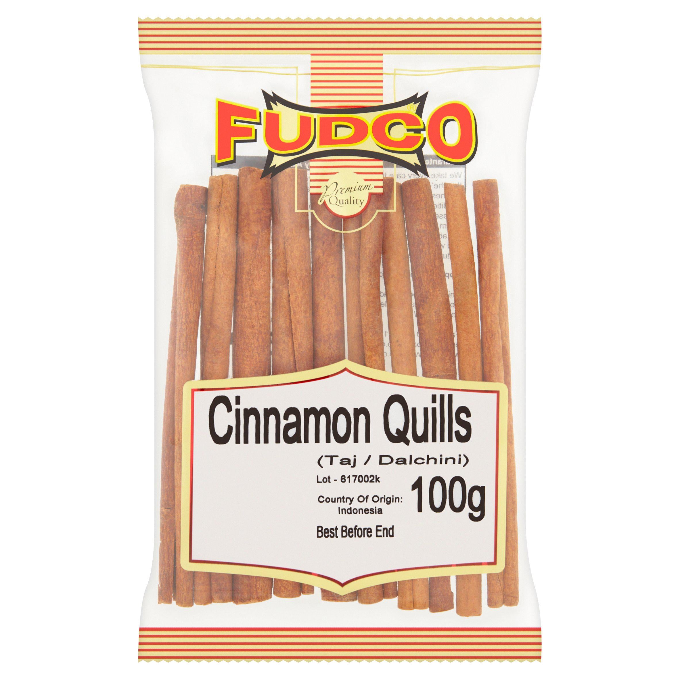 Fudco Cinnamon Quills 100g cinnamon bark - British product