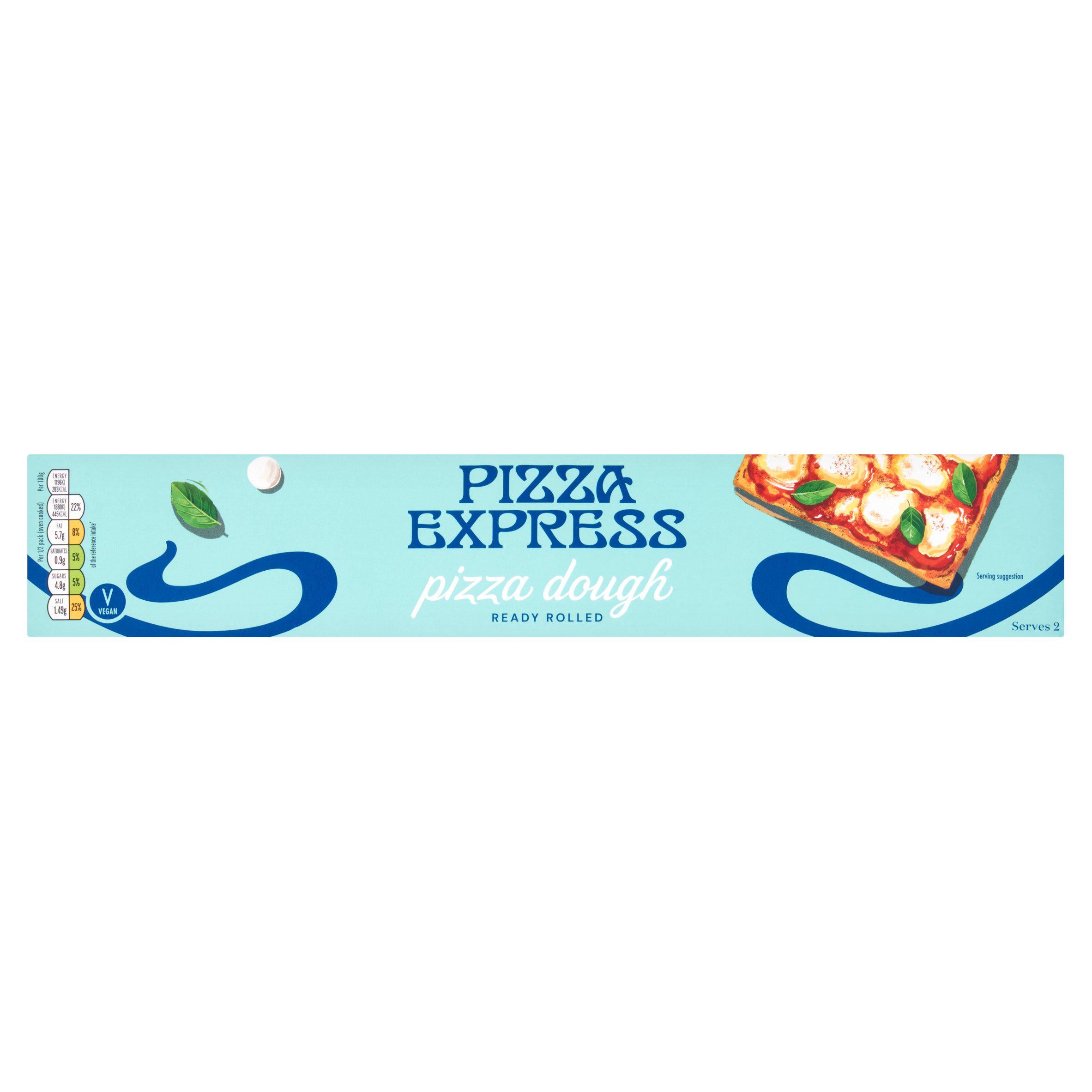 Pizza Express pre-rolled pizza dough 400g, imported from the UK