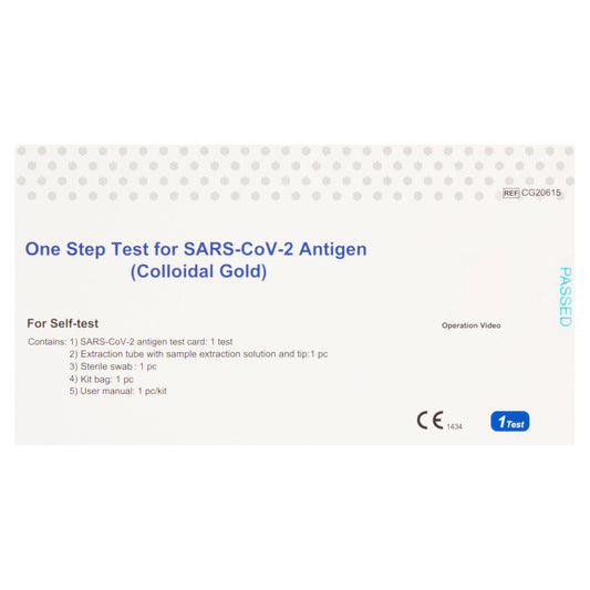 GP One Step Test for SARS CoV 2 Antigen Colloidal Gold GOODS Sainsburys   