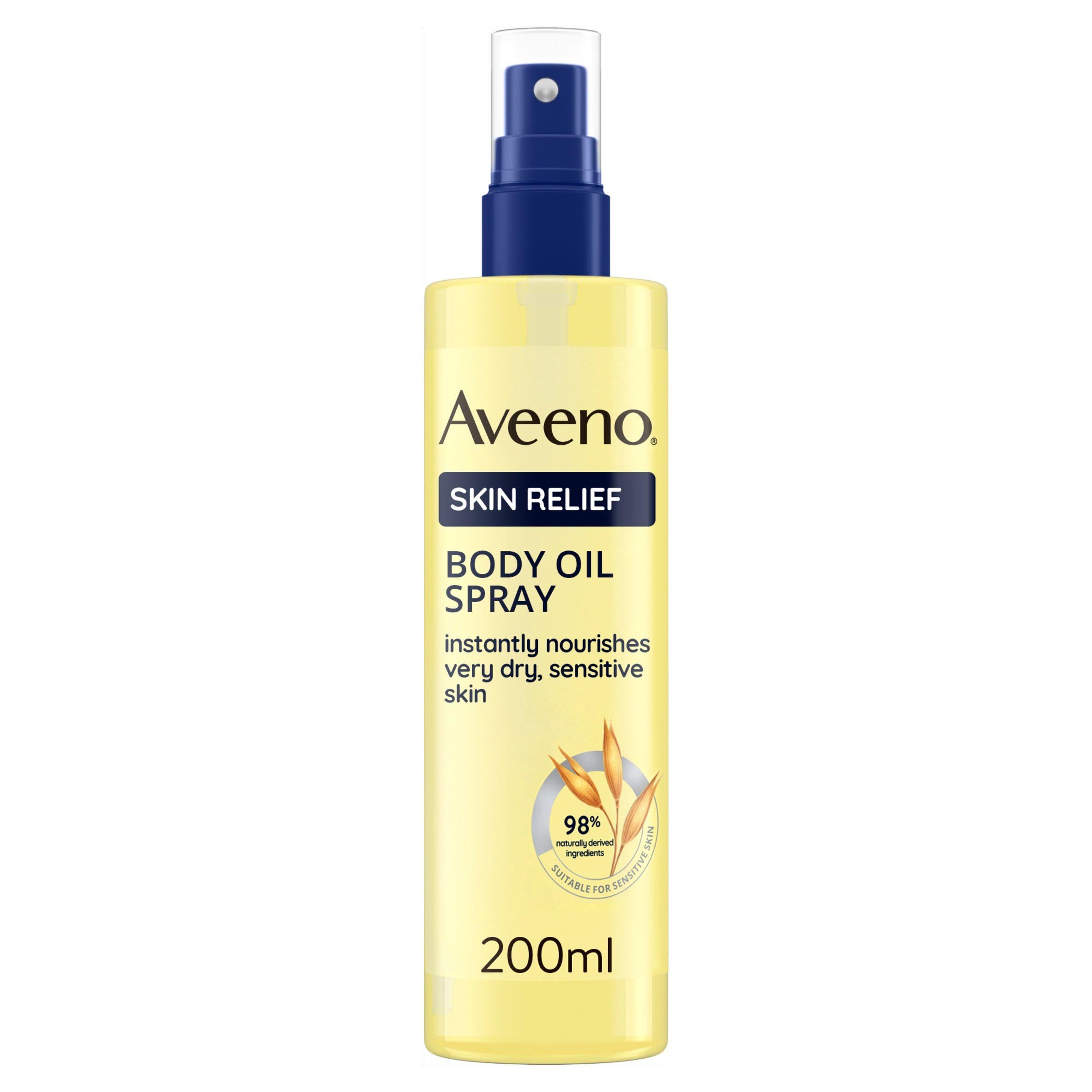 Aveeno Skin Relief body oil spray 200ml, UK version