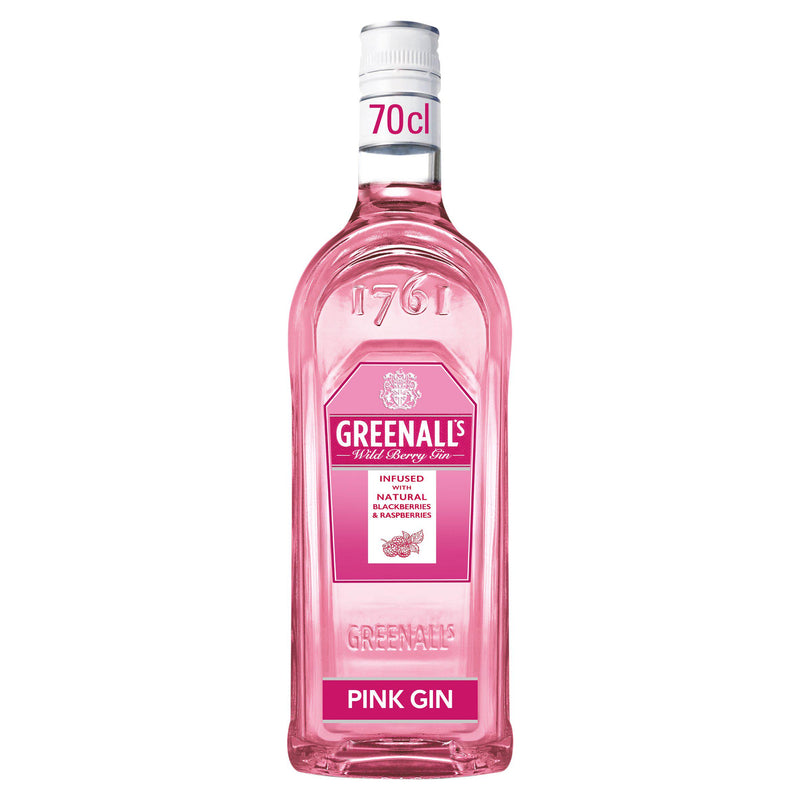 Greenall's Wild Berry pink gin 70cl - British product