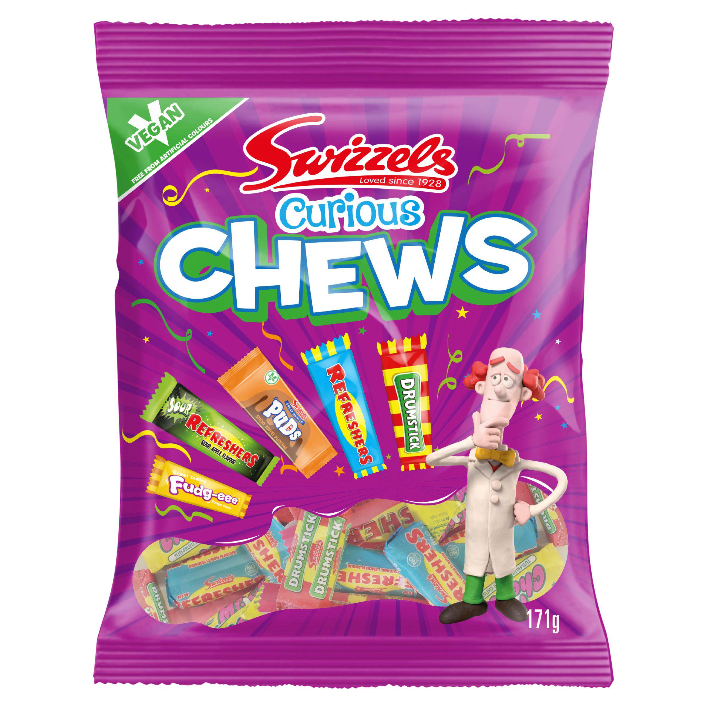 Swizzels Curious Chews 171g, imported from the UK