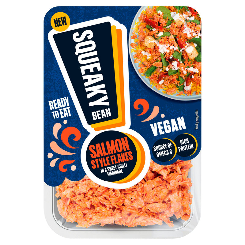 Squeaky Bean salmon flakes sweet chilli 120g (British brand)