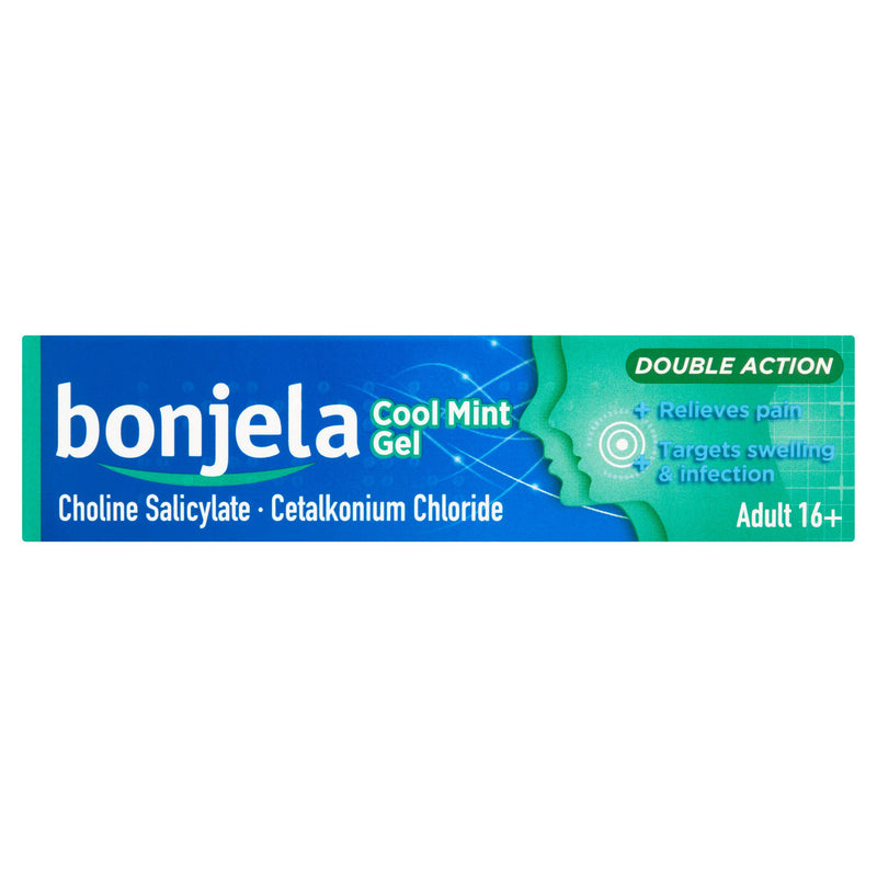 Bonjela Cool Mint Gel Double Action 15g (British brand)